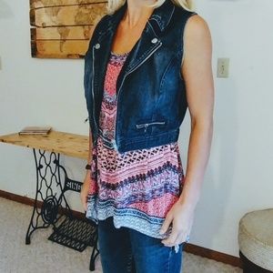 Denim vest